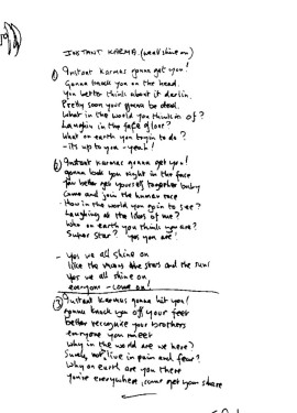 John Lennon - Dear Prudence Limited Edition Hand Written Lyrics at  1stDibs